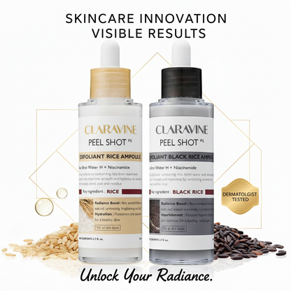 Peel Shot Glow Rice Ampoule Duo by Claravine