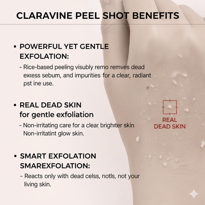 Peel Shot Glow Rice Ampoule Duo by Claravine