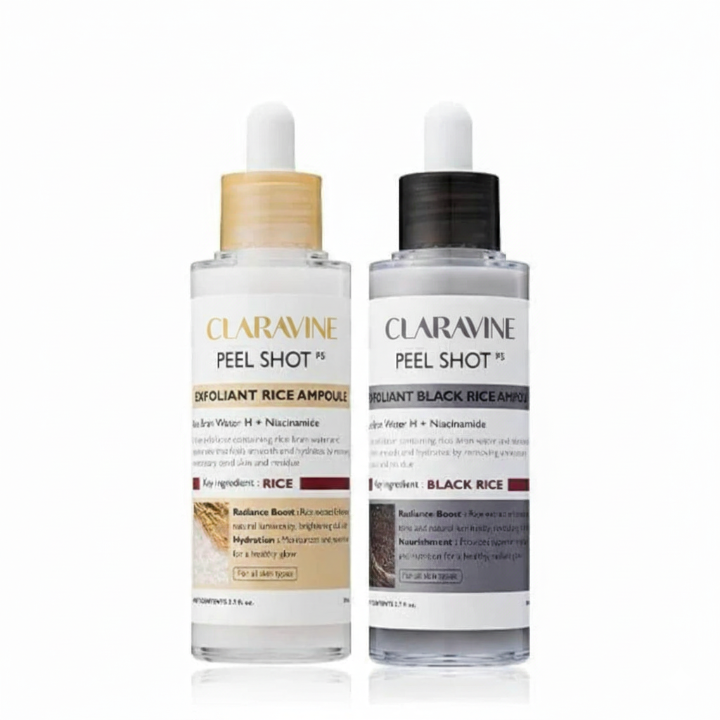 Peel Shot Glow Rice Ampoule Duo by Claravine